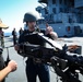 Sailors participate in crew served weapons training aboard the Blue Ridge-class command and control ship USS Mount Whitney (LCC 20) in the Mediterranean Sea, July 21.