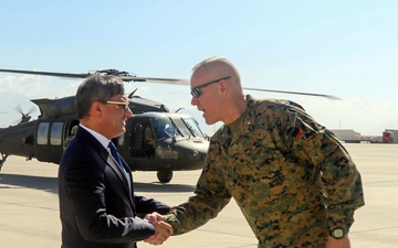 Afghan Minister of National Defense visits Bagram Airfield