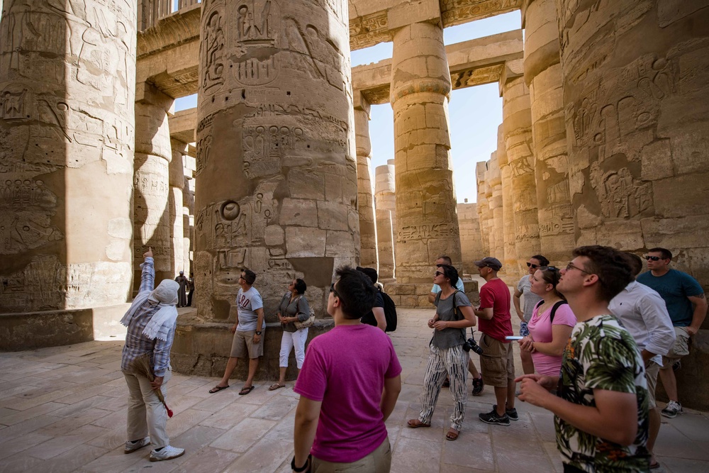 U.S. Navy Sailors tour Egypt