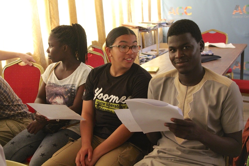 TF Darby at Cameroon’s American Corner