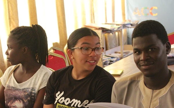 TF Darby at Cameroon’s American Corner