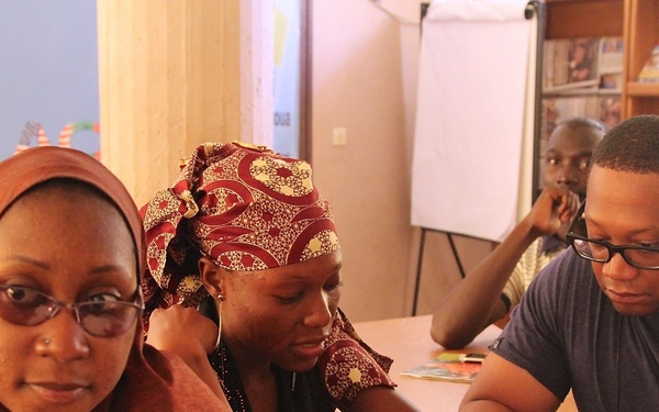 TF Darby at Cameroon’s American Corner