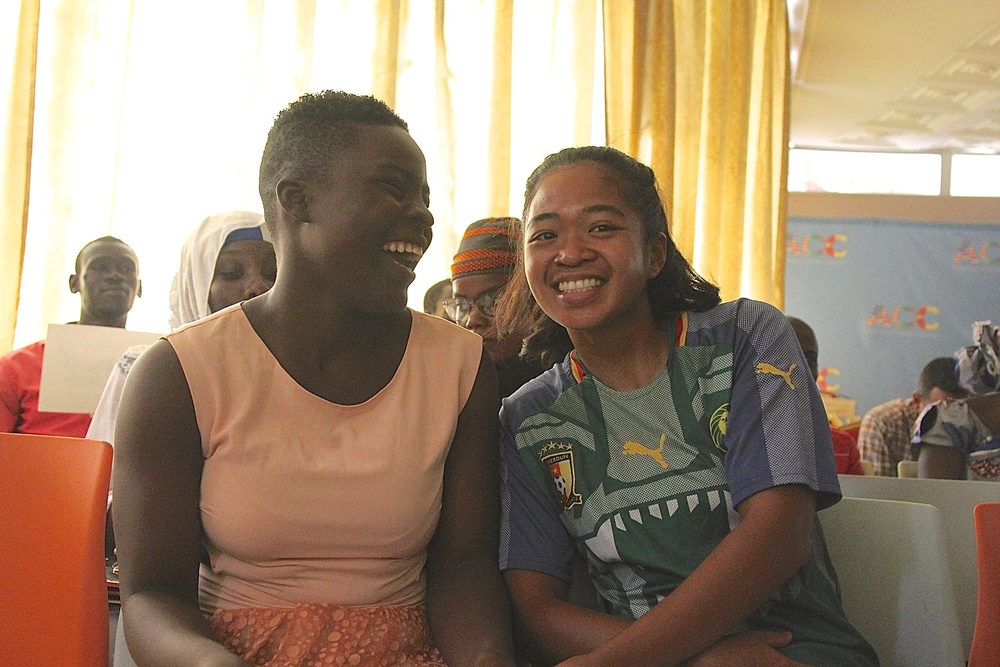 TF Darby at Cameroon’s American Corner