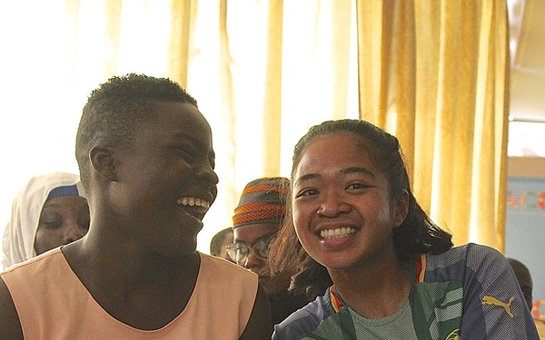 TF Darby at Cameroon’s American Corner