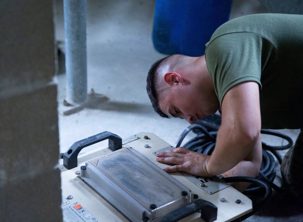 24th Marine Expeditionary Unit out in field training exercise