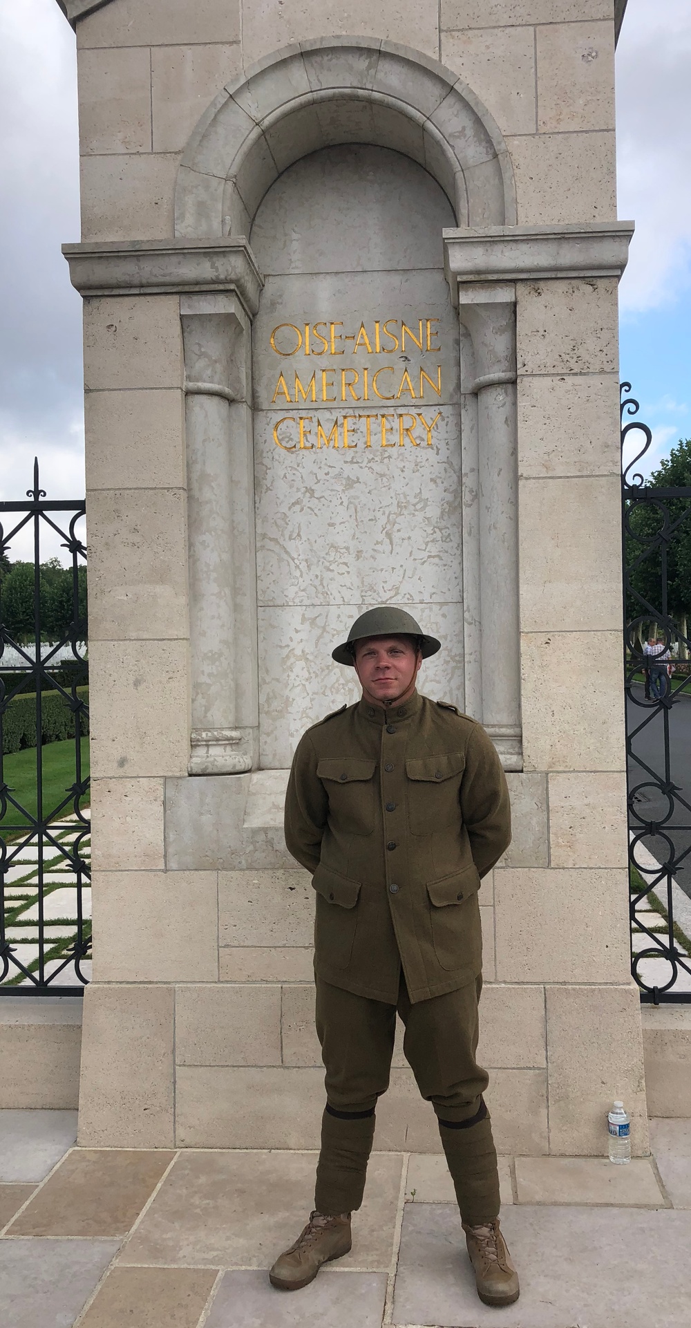 World War I memorial at Oise- Aisne American Cemetery