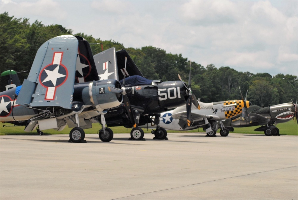 WWII Aircraft on Display