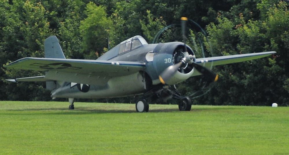 Historic FM-2 Wildcat takes to the skies