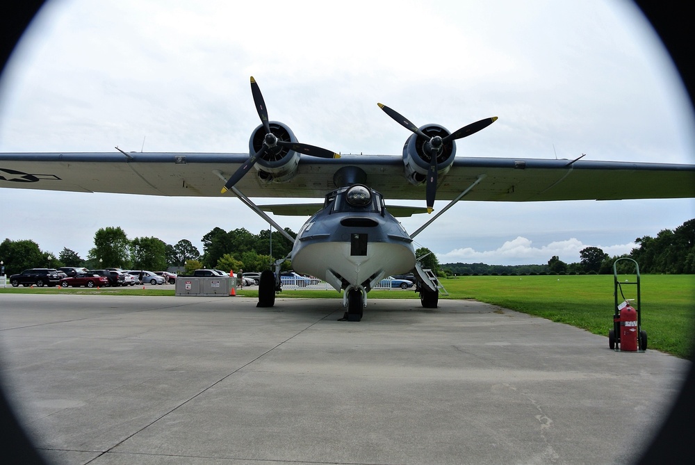 Up-close view of Consolidated PBY-5A Catalina