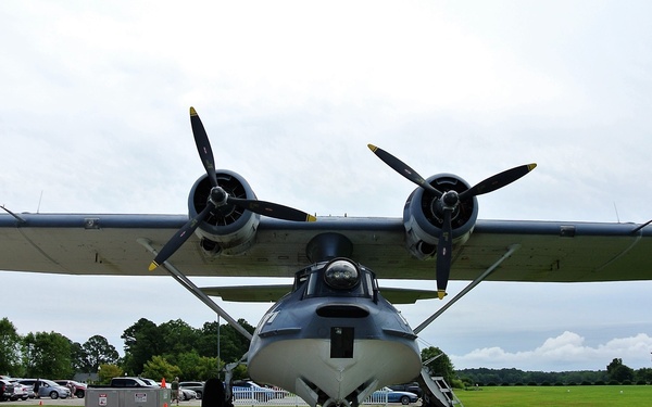 Up-close view of Consolidated PBY-5A Catalina
