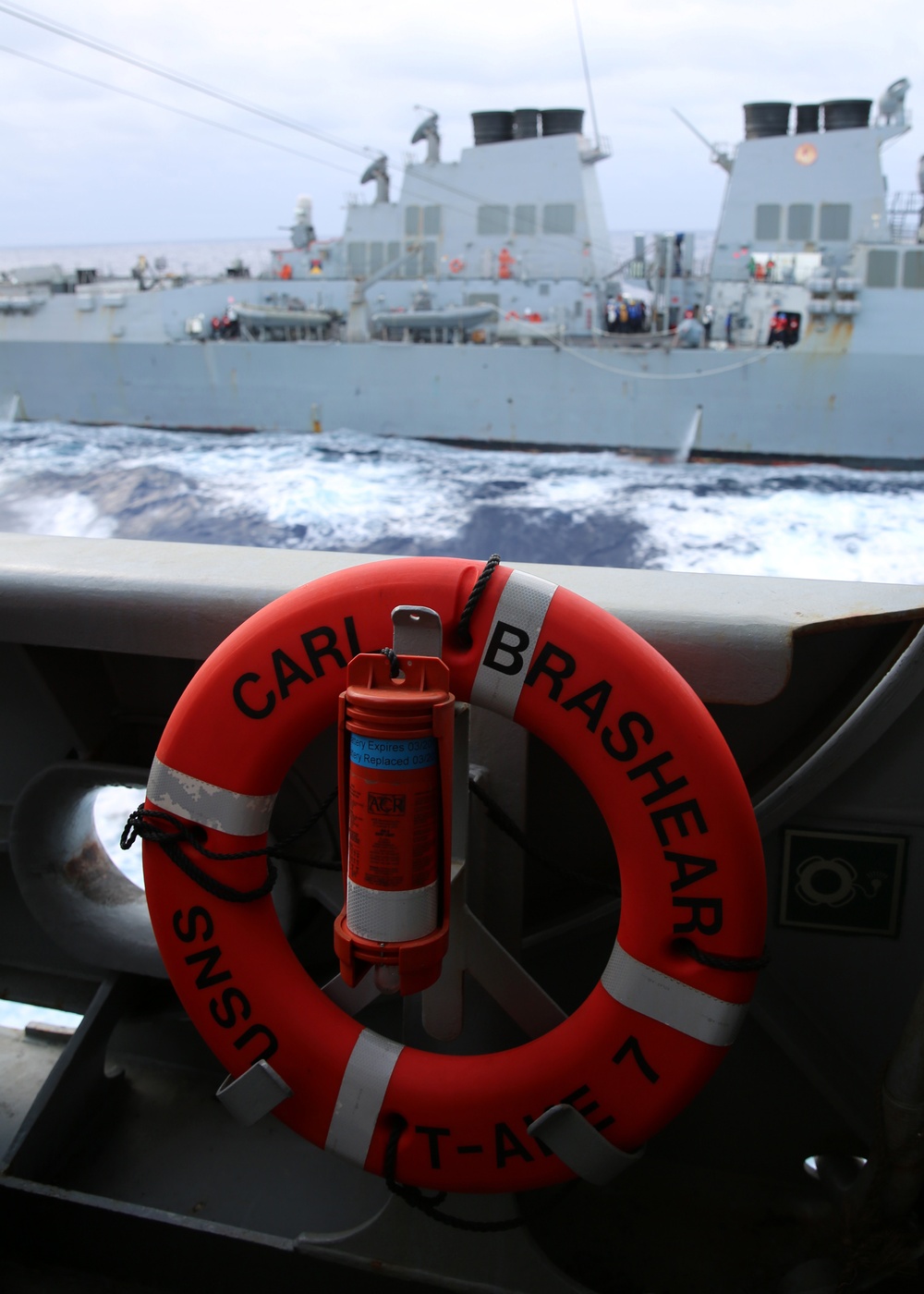 Military Sealift Command Ships Provide Logistics Services to Ships-at-Sea During RIMPAC 2018