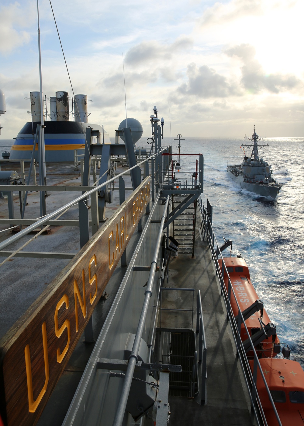 Military Sealift Command Ships Provide Logistics Services to Ships-at-Sea During RIMPAC 2018