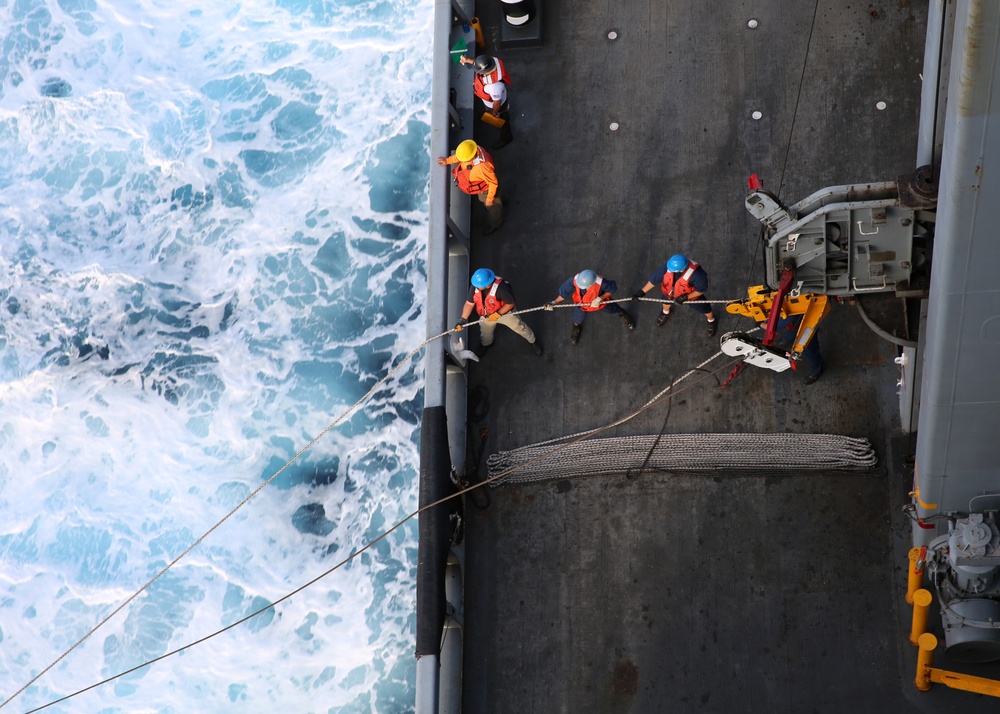 Military Sealift Command Ships Provide Logistics Services to Ships-at-Sea During RIMPAC 2018