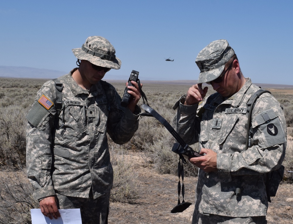 The 183rd Assault Helicopter Battalion trains personnel recovery, CSEL radio