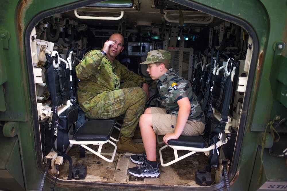 Eli Wilson visits the Maneuver Center of Excellence