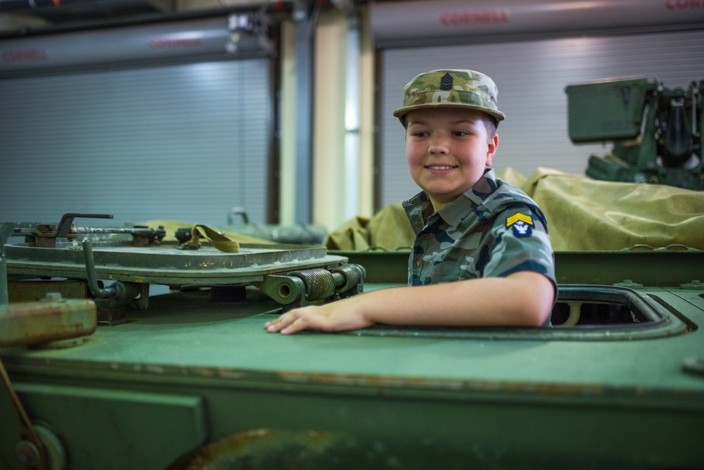 Eli Wilson visits the Maneuver Center of Excellence