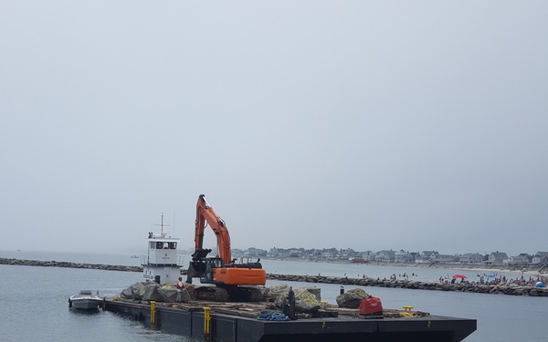 New England District awards contract for repair to east jetty in Green Harbor Federal navigation project in Marshfield