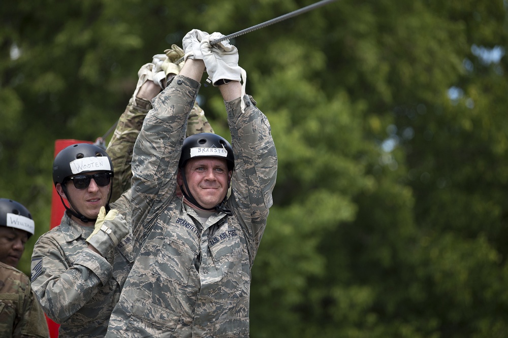 Special Operations Recruiters at Battlefield Airman Training