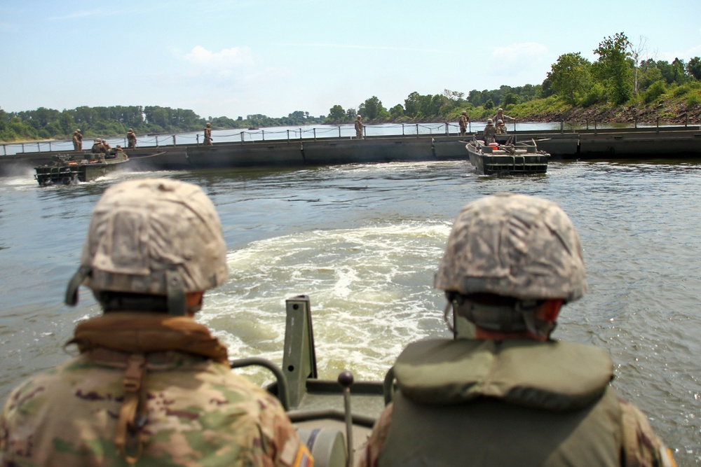 Bridge company plays crucial role in multi-component exercise