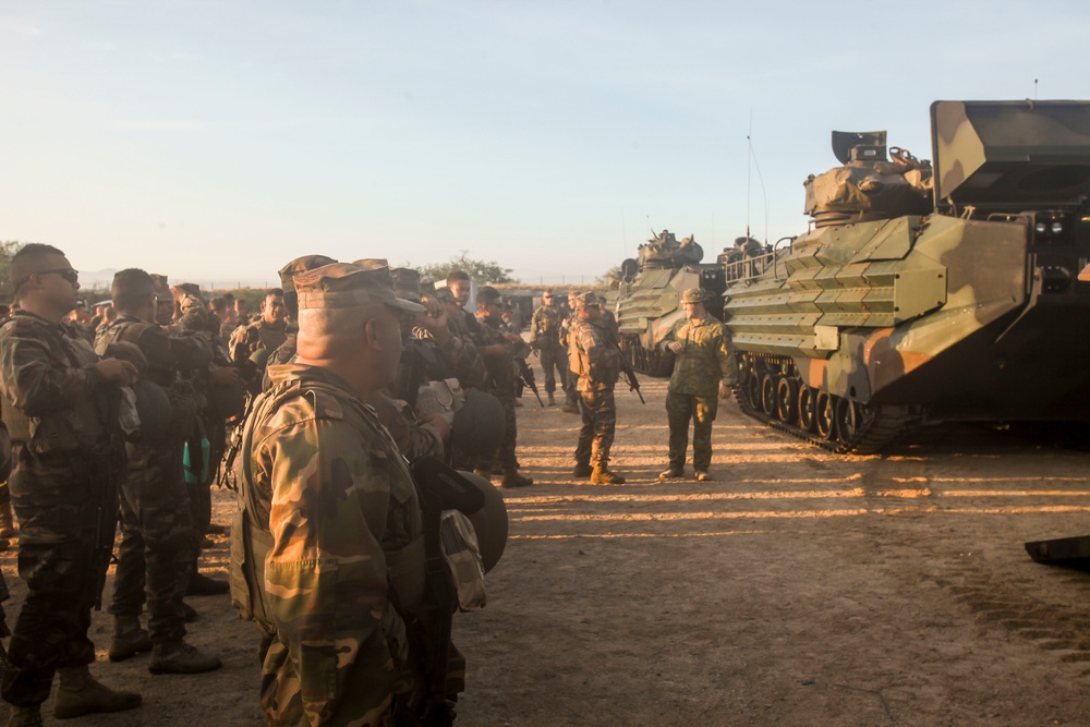 Tongan Marines arrive at PTA during RIMPAC