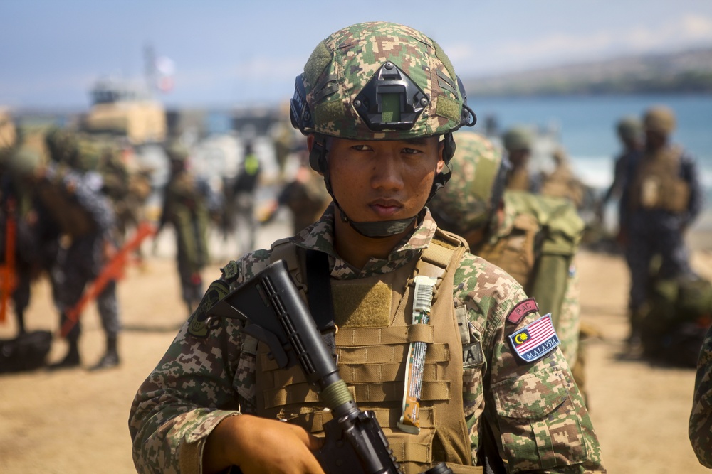 Malaysian Marines arrive at PTA