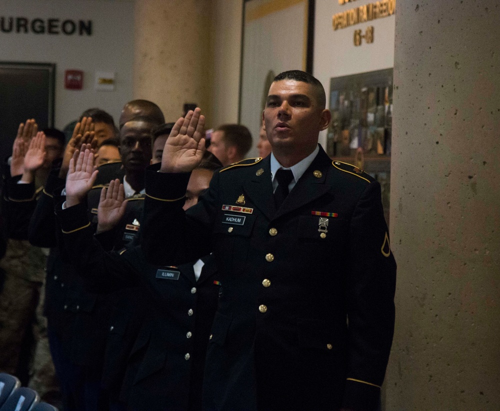 Pledging Allegiance; From Iraqi Interpreter to U.S. Soldier to American Citizen