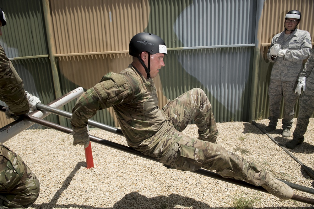 Special Operations Recruiters at Battlefield Airman Training