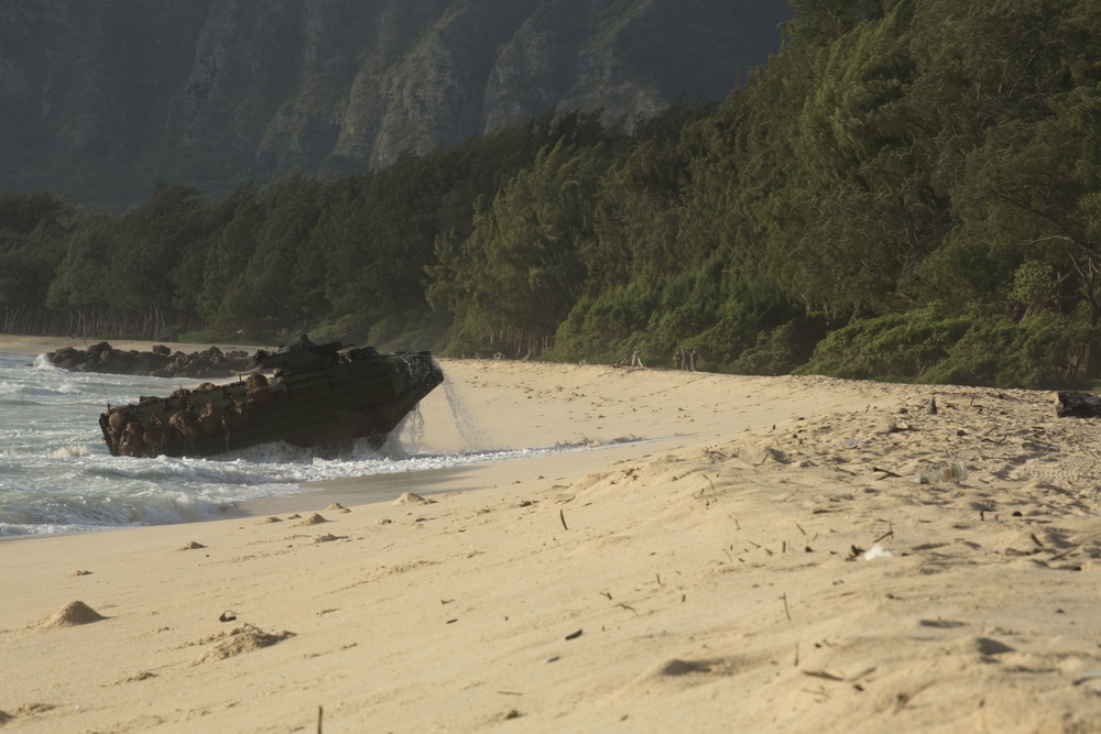 Marines conduct amphibious assault during RIMPAC