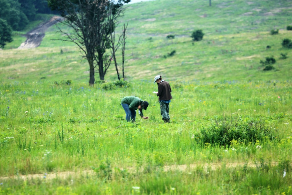 Land management work at Fort McCoy