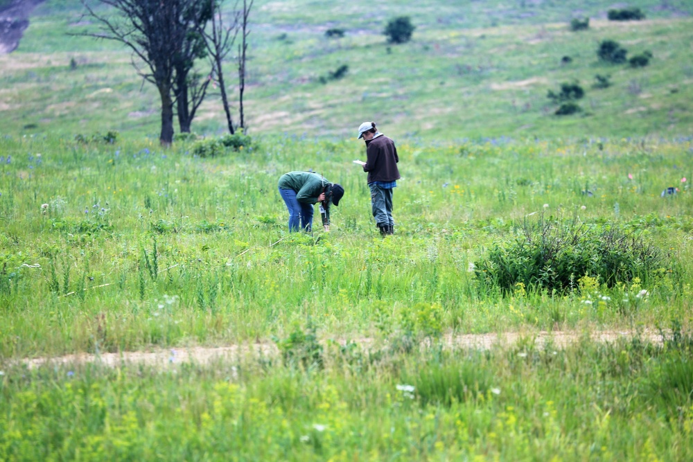 Land management work at Fort McCoy
