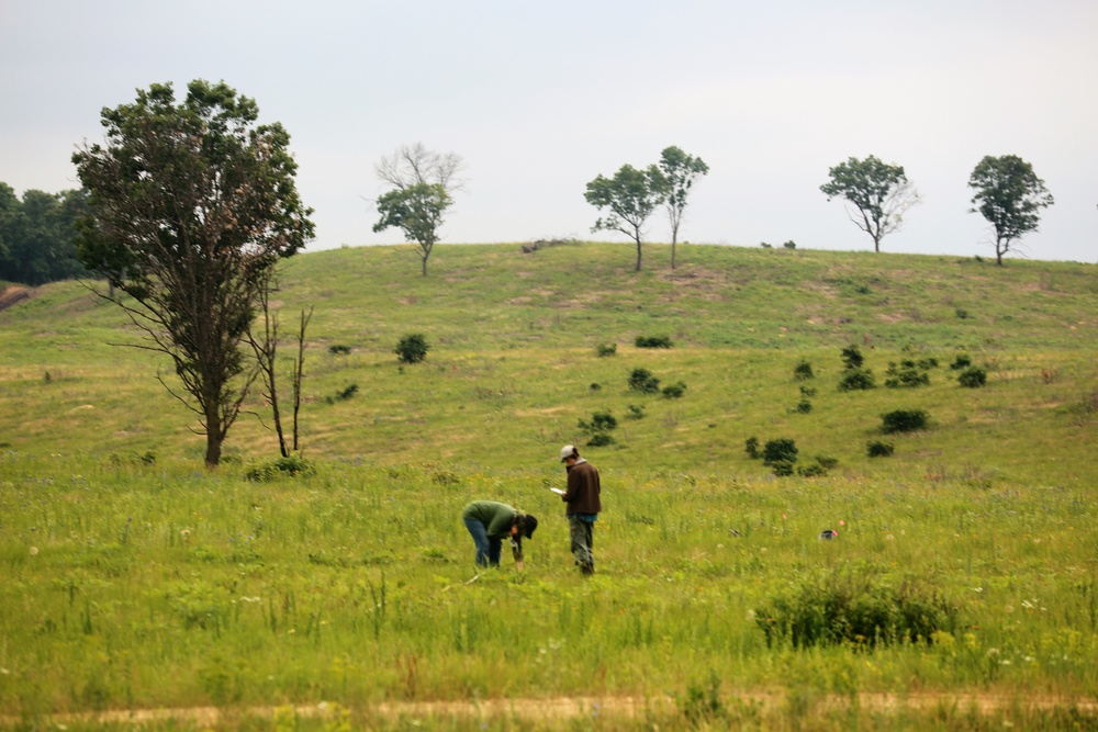 Land management work at Fort McCoy