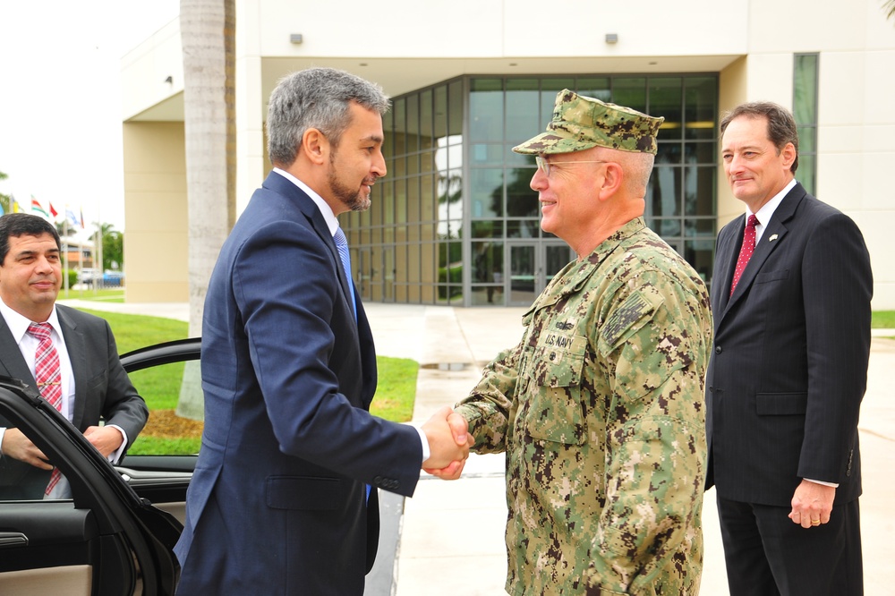 Paraguay President-Elect Visits U.S. Southern Command