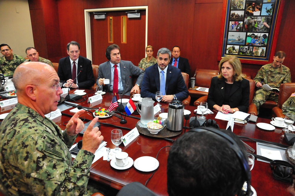 Paraguay President-Elect Visits U.S. Southern Command