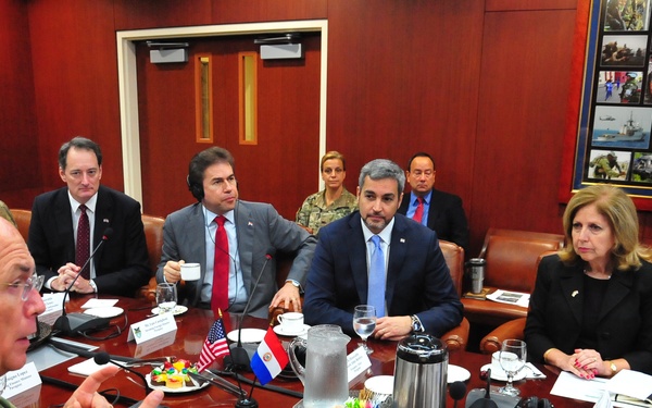 Paraguay President-Elect Visits U.S. Southern Command
