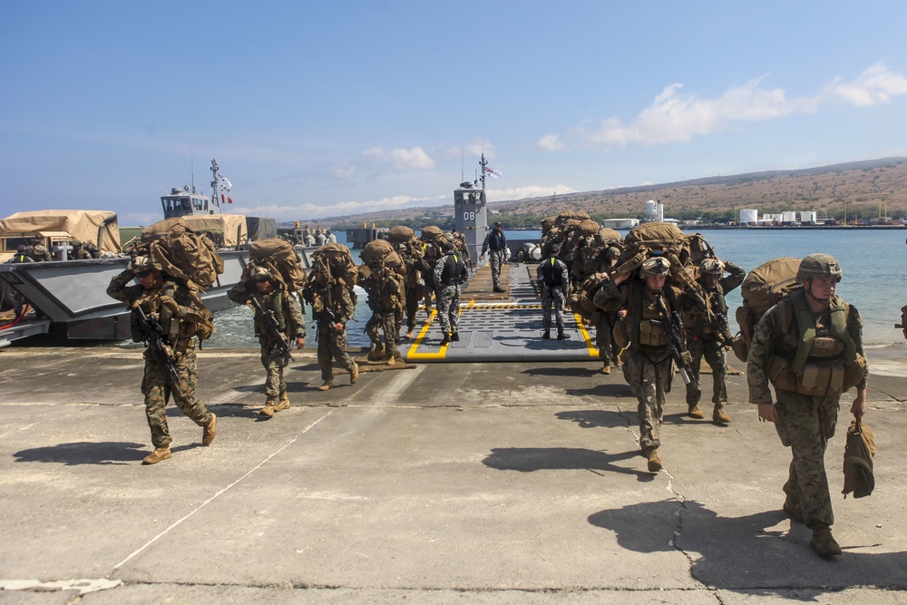 U.S. Marines arrive at PTA