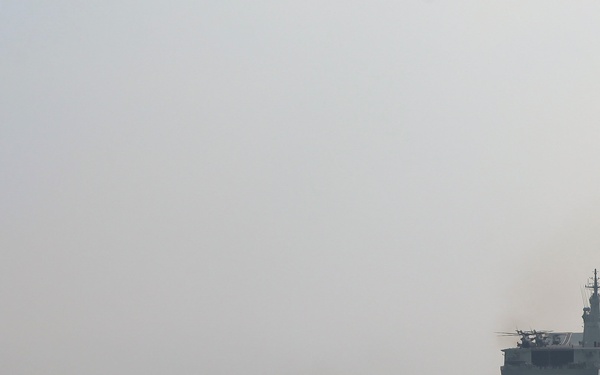 Marines demostration capabilities during RIMPAC aboard HMAS Adelaide