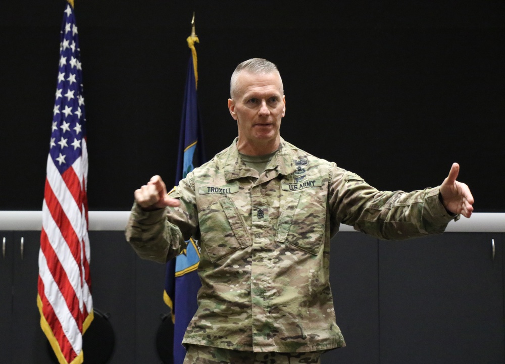 Command Sgt. Maj. John Troxell visits SOUTHCOM