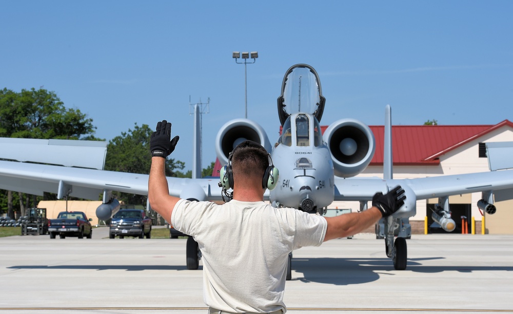 127th Wing ORA flight operations in Alpena