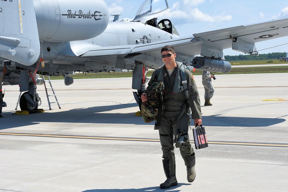 107th FS pilots fly during ORA