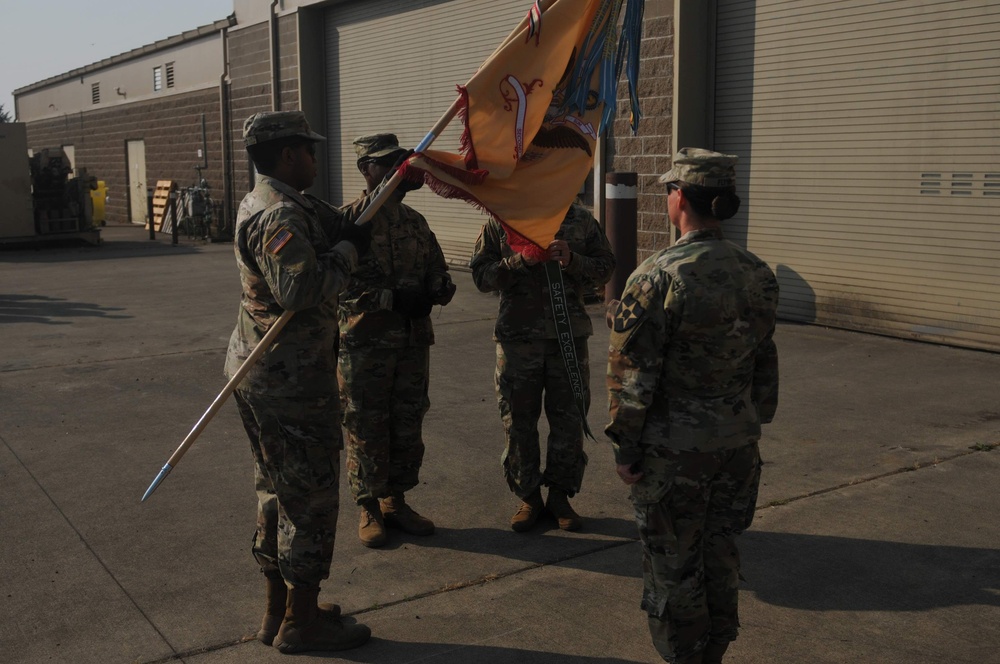 &quot;Mustangs&quot; receive the Army Safety Excellence Streamer