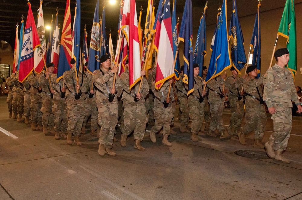 I Corps Soldiers Participate in Seafair Torchlight Parade 2018