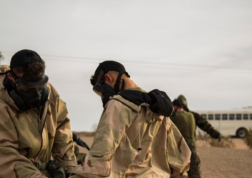 MCAS Yuma Marines Conduct Gas Chamber Training