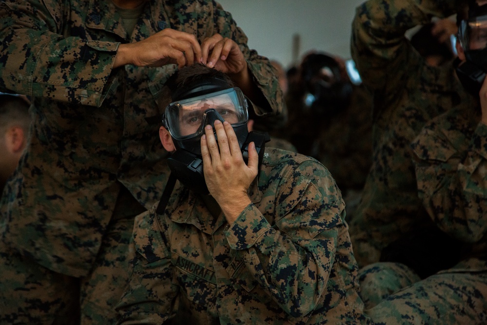 MCAS Yuma Marines Conduct Gas Chamber Training
