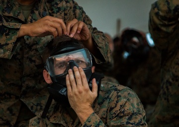 MCAS Yuma Marines Conduct Gas Chamber Training