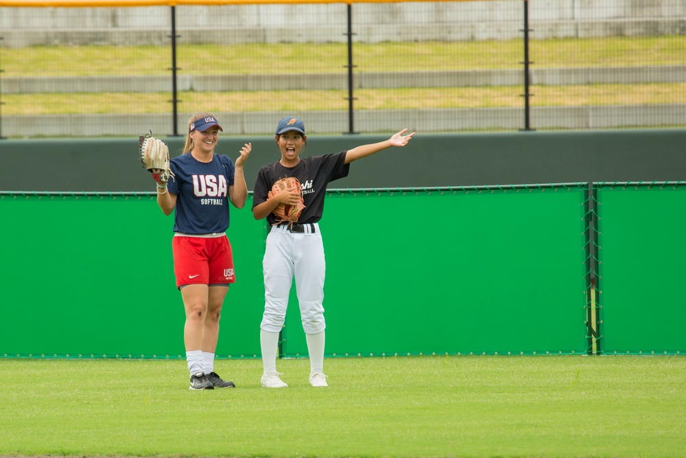 USA Women's National Softball Team experience softball cultural exchange