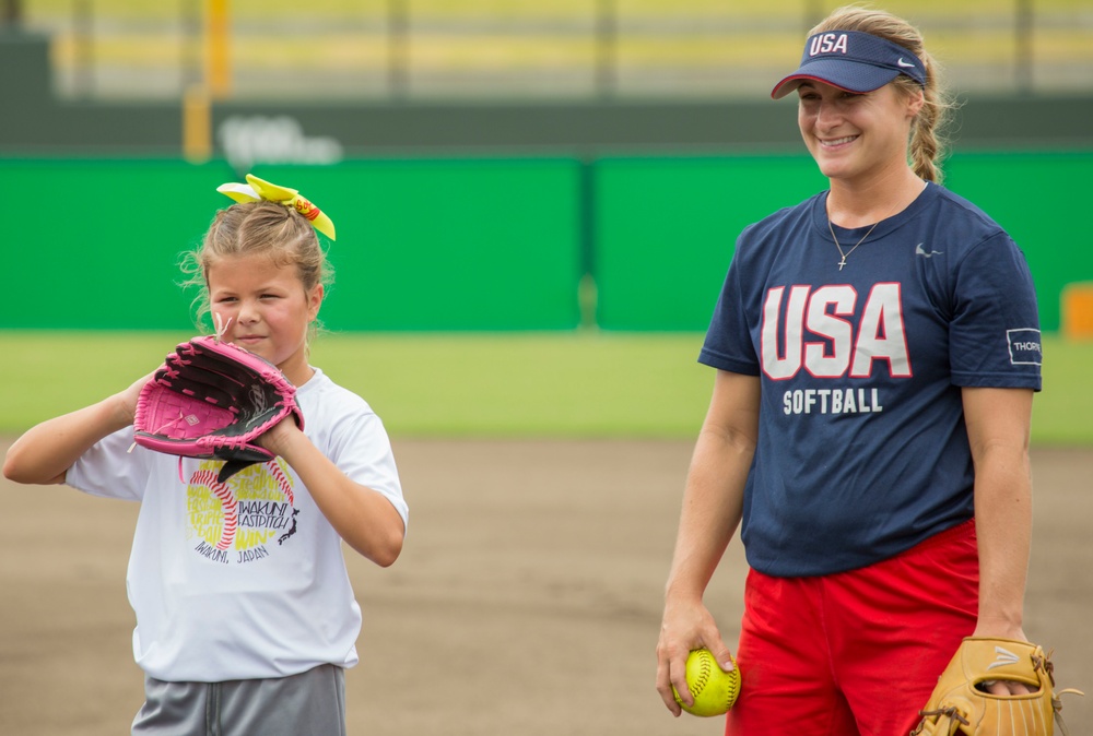 USA Women's National Softball Team experience softball cultural exchange