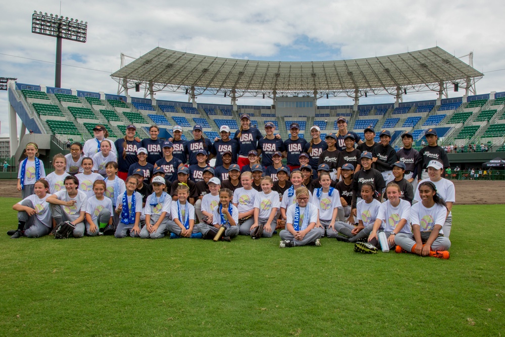 USA Women's National Softball Team experience softball cultural exchange