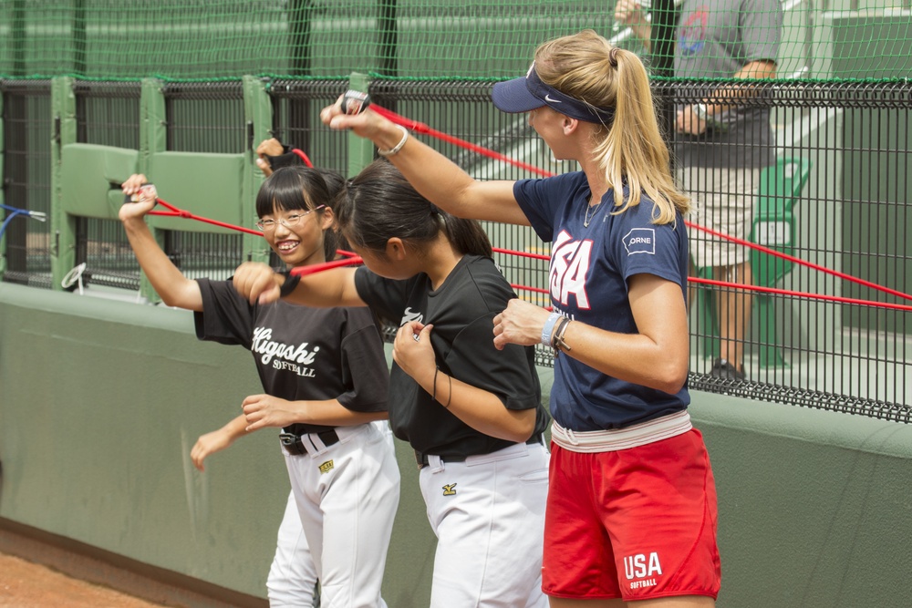 USA Women's National Softball Team experience softball cultural exchange