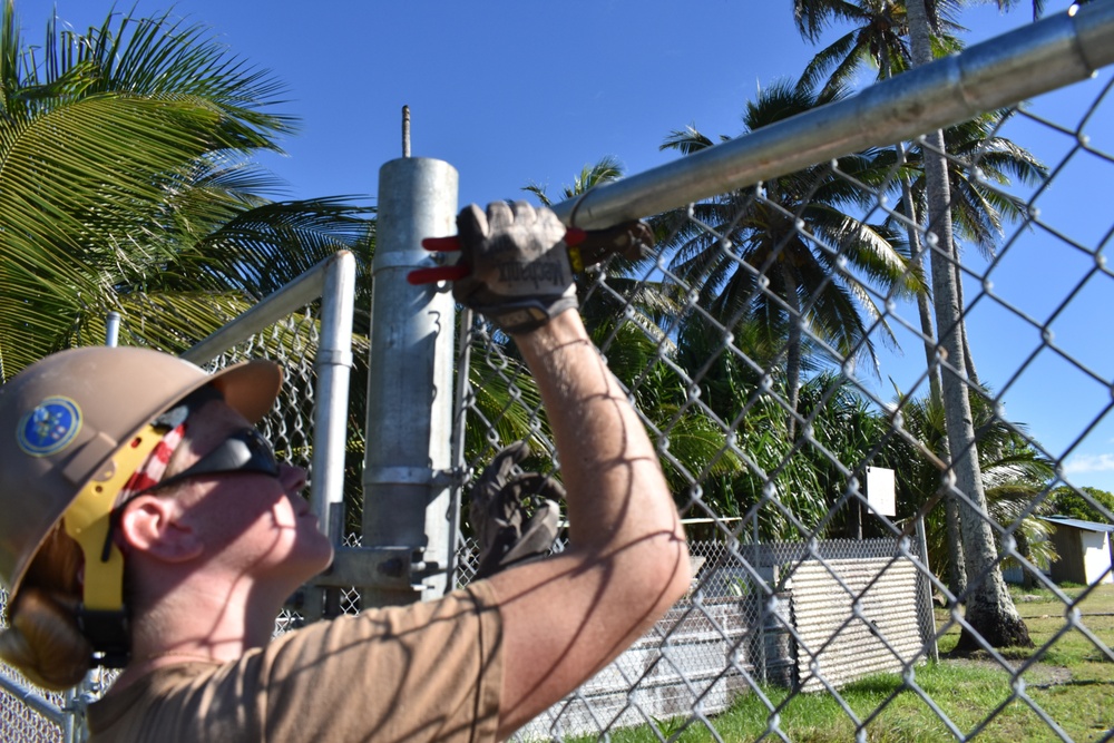 Naval Mobile Construction Battalion (NMCB) 11 Construction Civic Action Detail Marshall Islands July 27th 2018