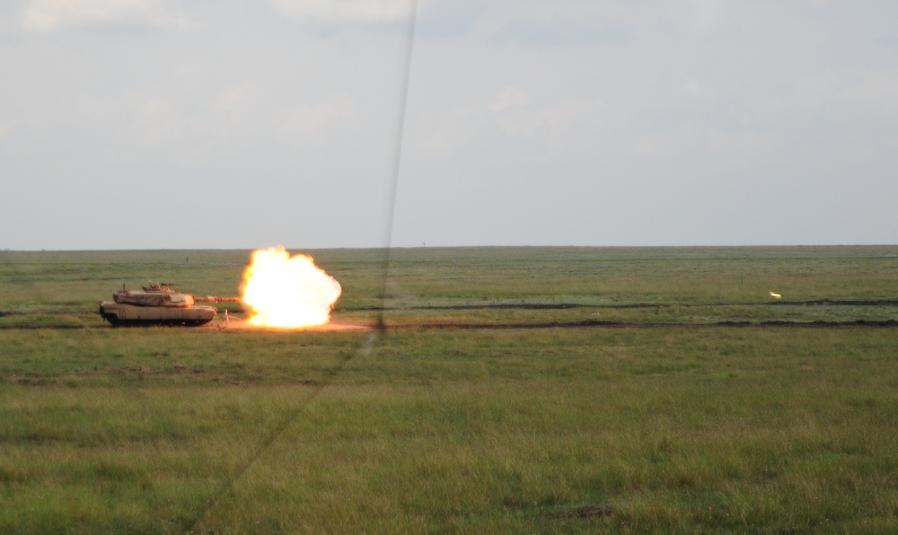 2-5 Cav Conducts Table VI Tank Gunnery Live Fire